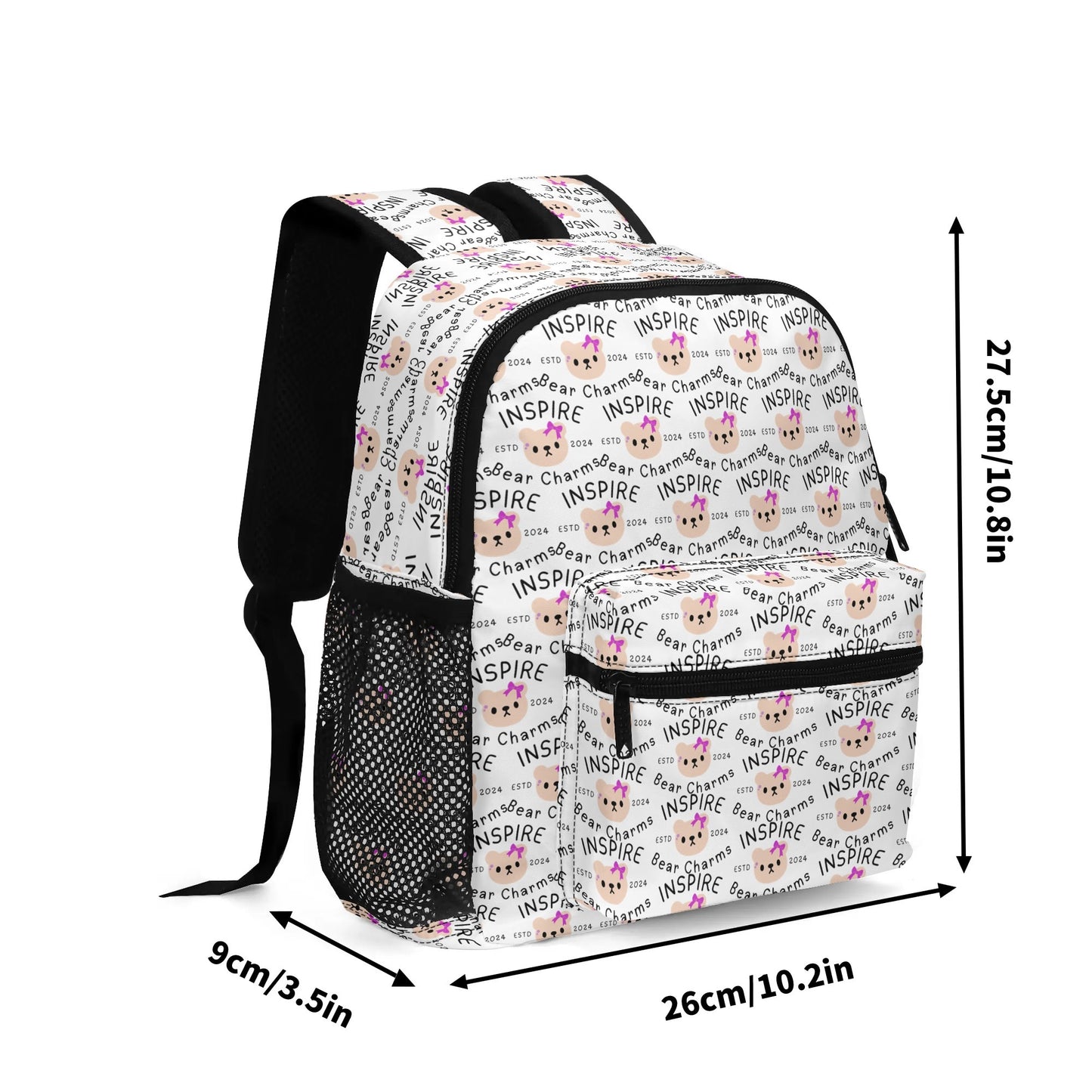 11 Inch Cute All-Over-Print Daypack Backpack