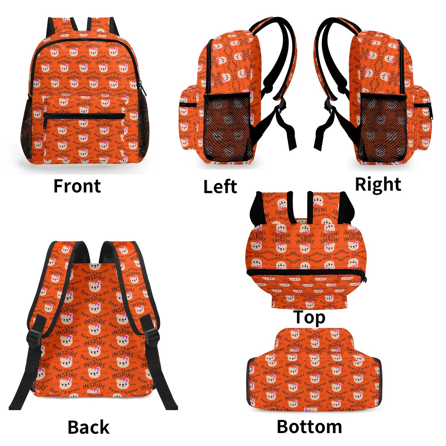 11 Inch Cute All-Over-Print Daypack Backpack