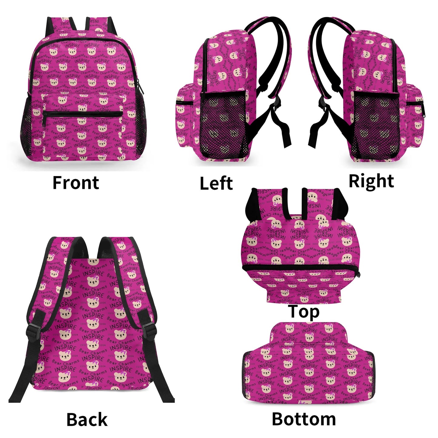 11 Inch Cute All-Over-Print Daypack Backpack