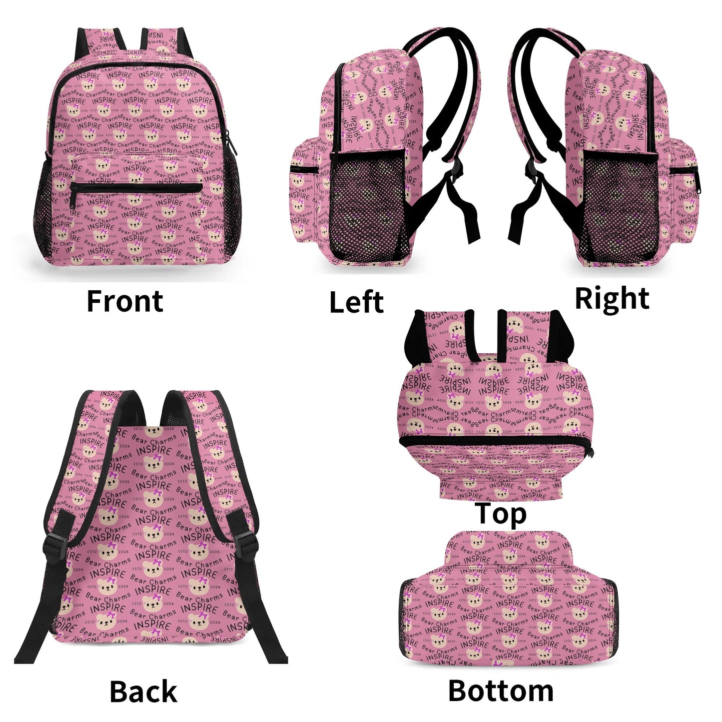 11 Inch Cute All-Over-Print Daypack Backpack