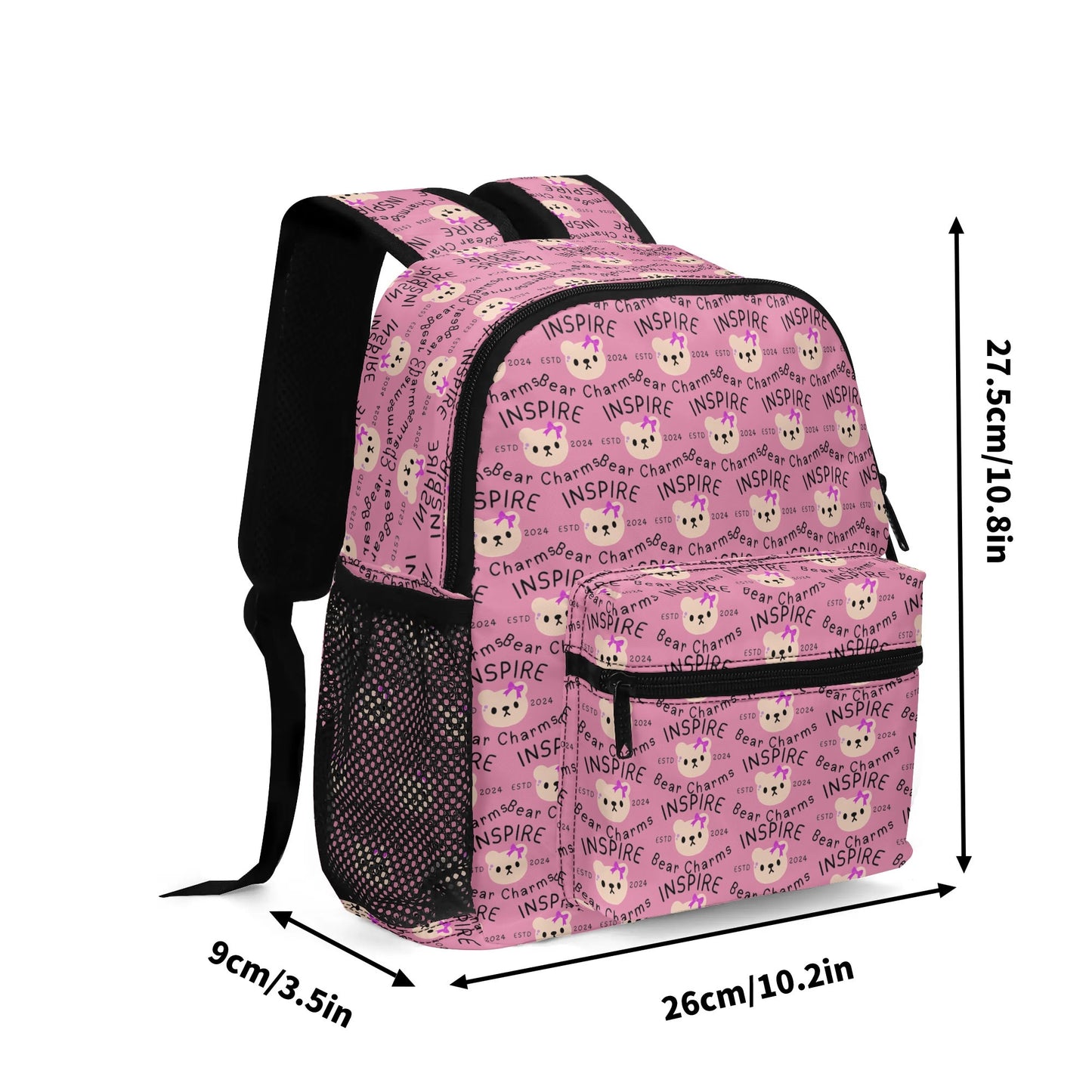 11 Inch Cute All-Over-Print Daypack Backpack