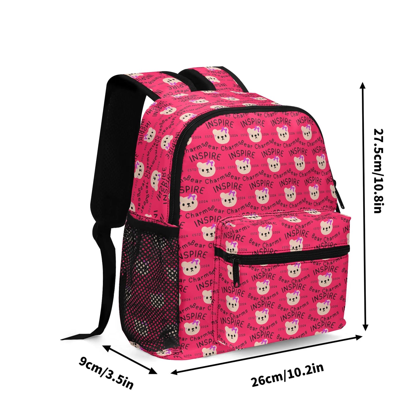 11 Inch Cute All-Over-Print Daypack Backpack