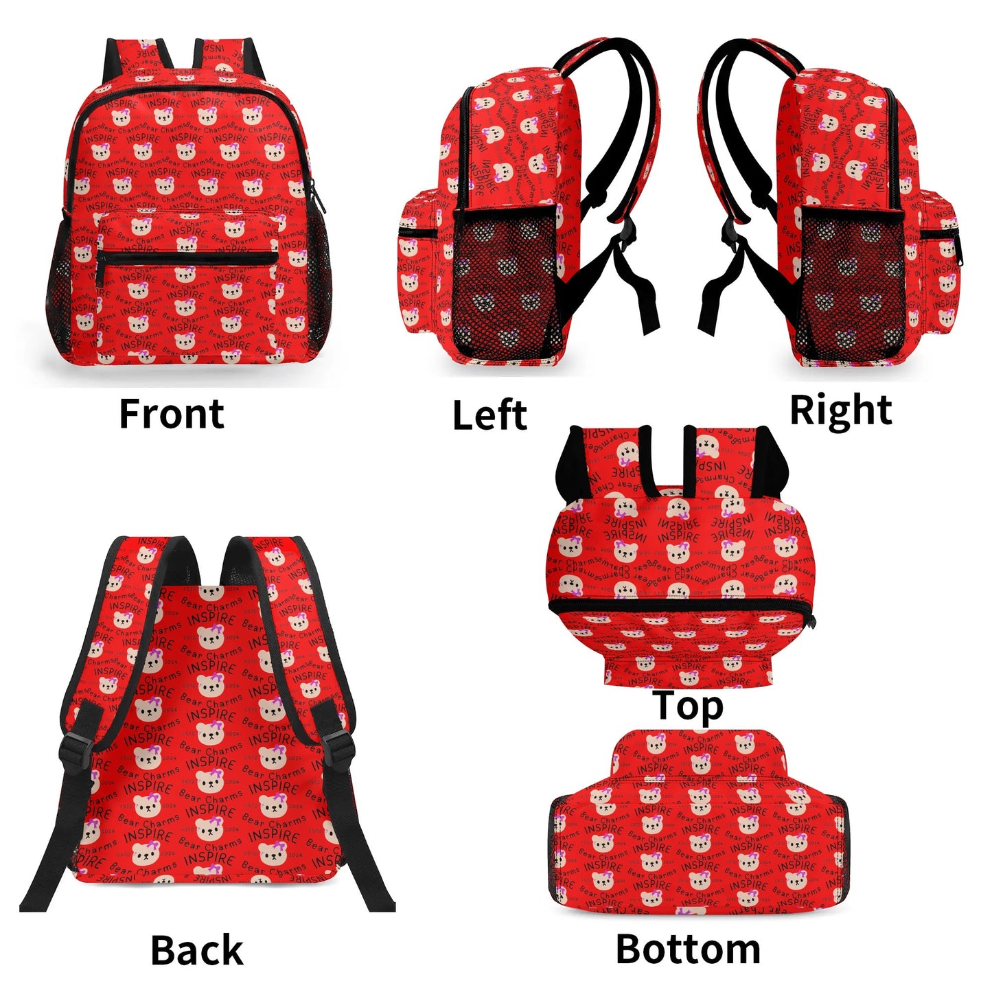 11 Inch Cute All-Over-Print Daypack Backpack