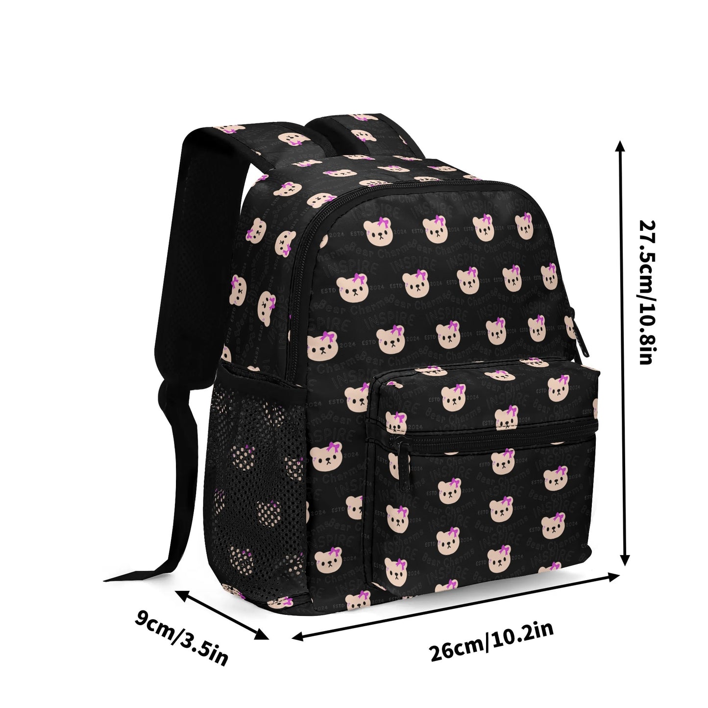 11 Inch Cute All-Over-Print Daypack Backpack