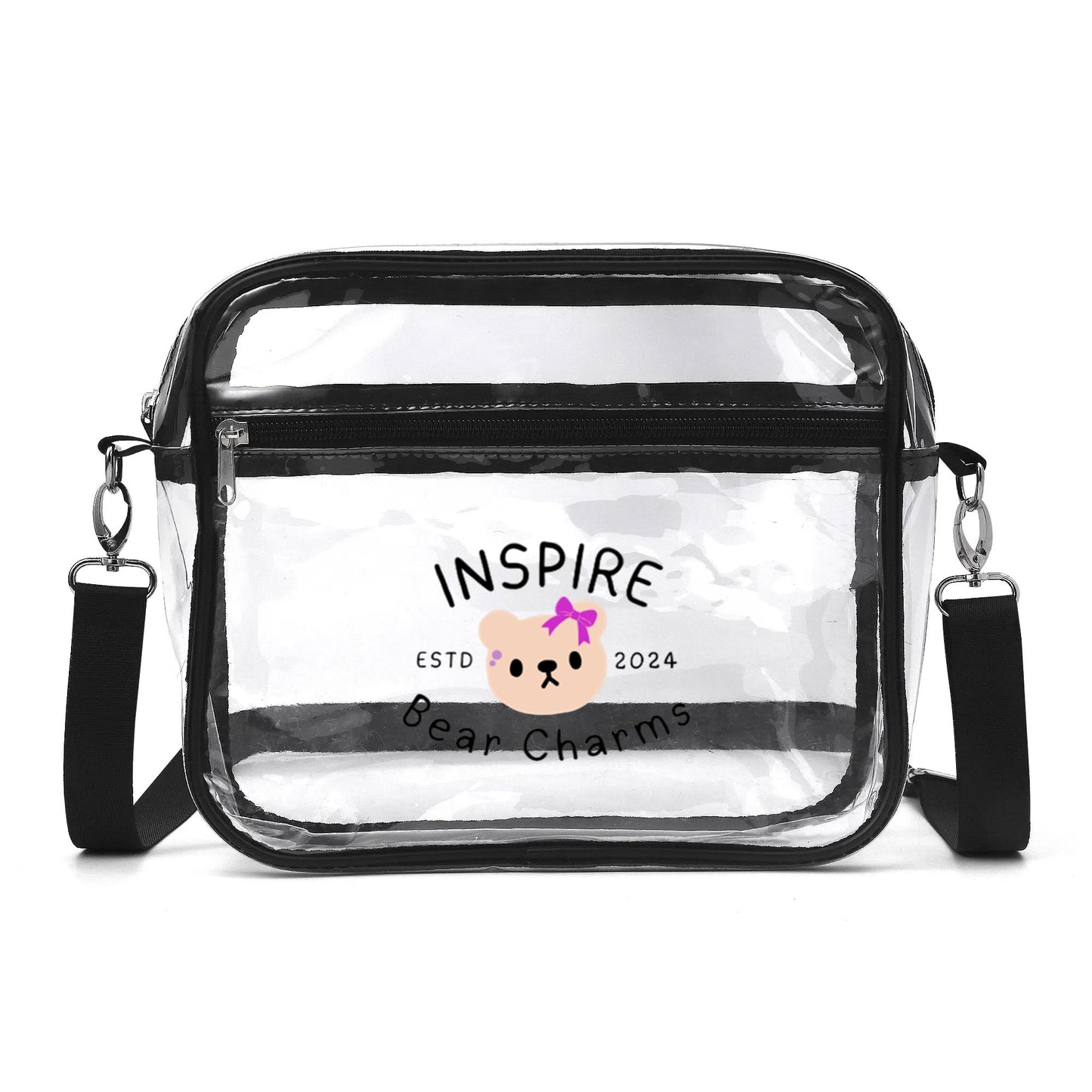 Clear Fashion Waterproof Transparent Summer Bag(Single-Sided Print)