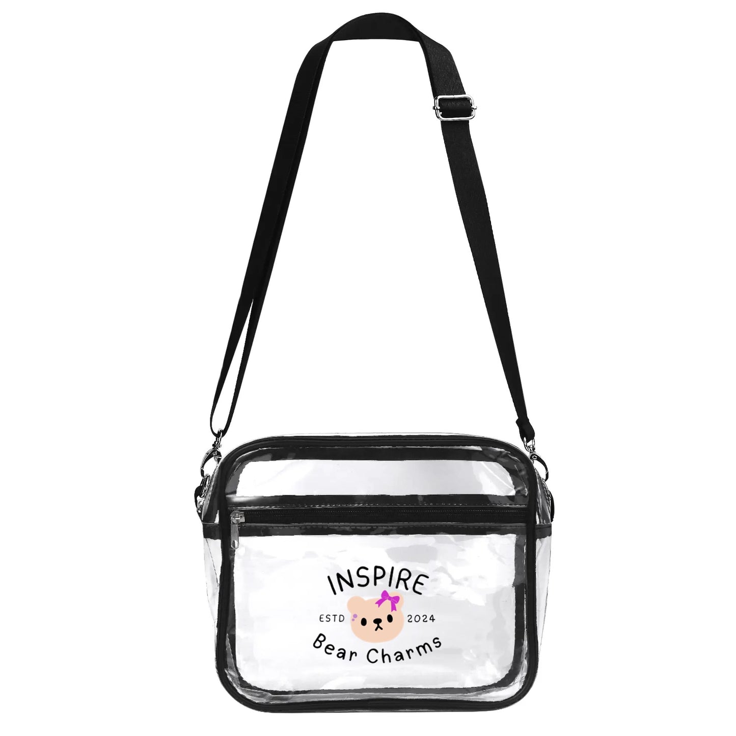 Clear Fashion Waterproof Transparent Summer Bag(Single-Sided Print)