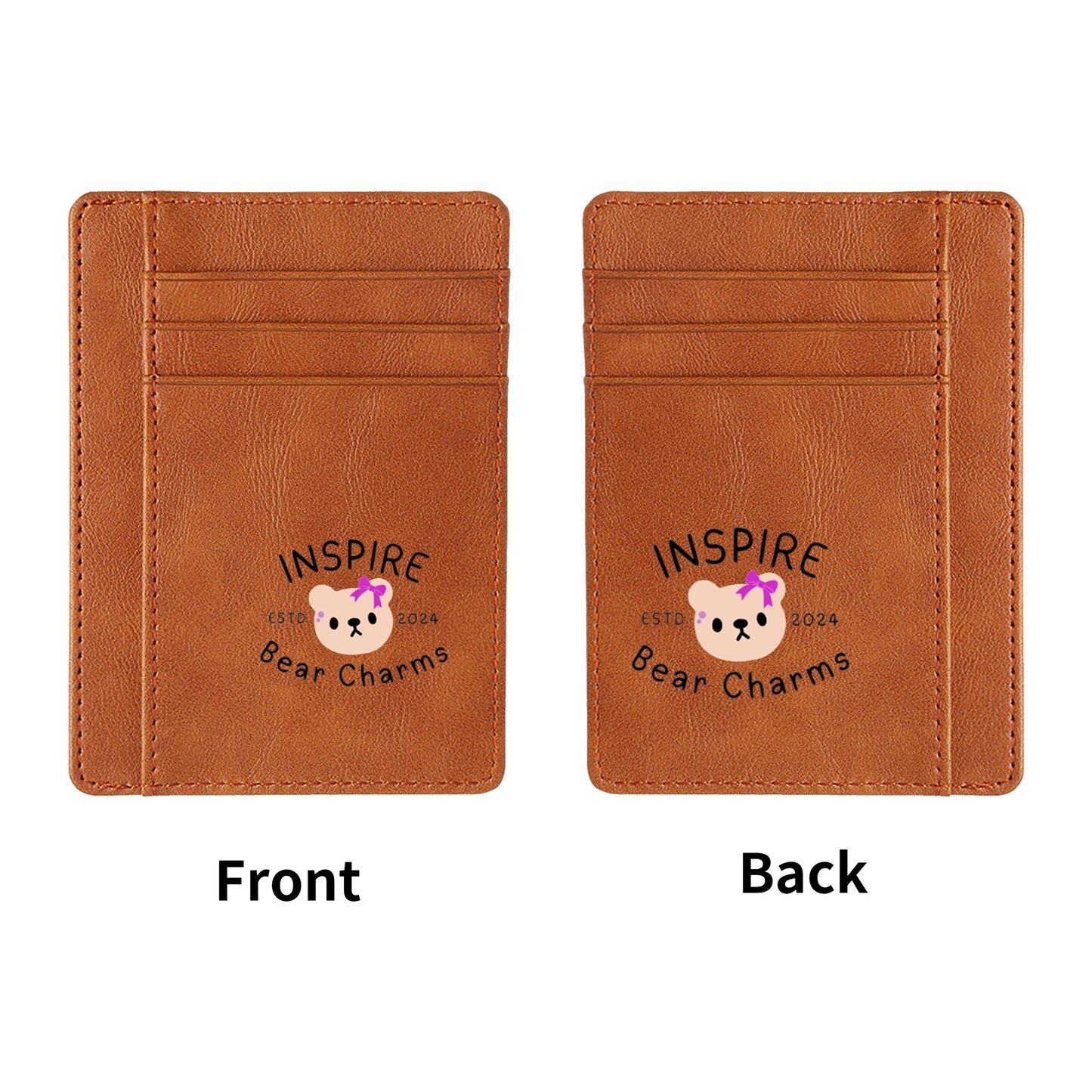 Minimalist Front Pocket for ID Cards Blocking Leather Wallets