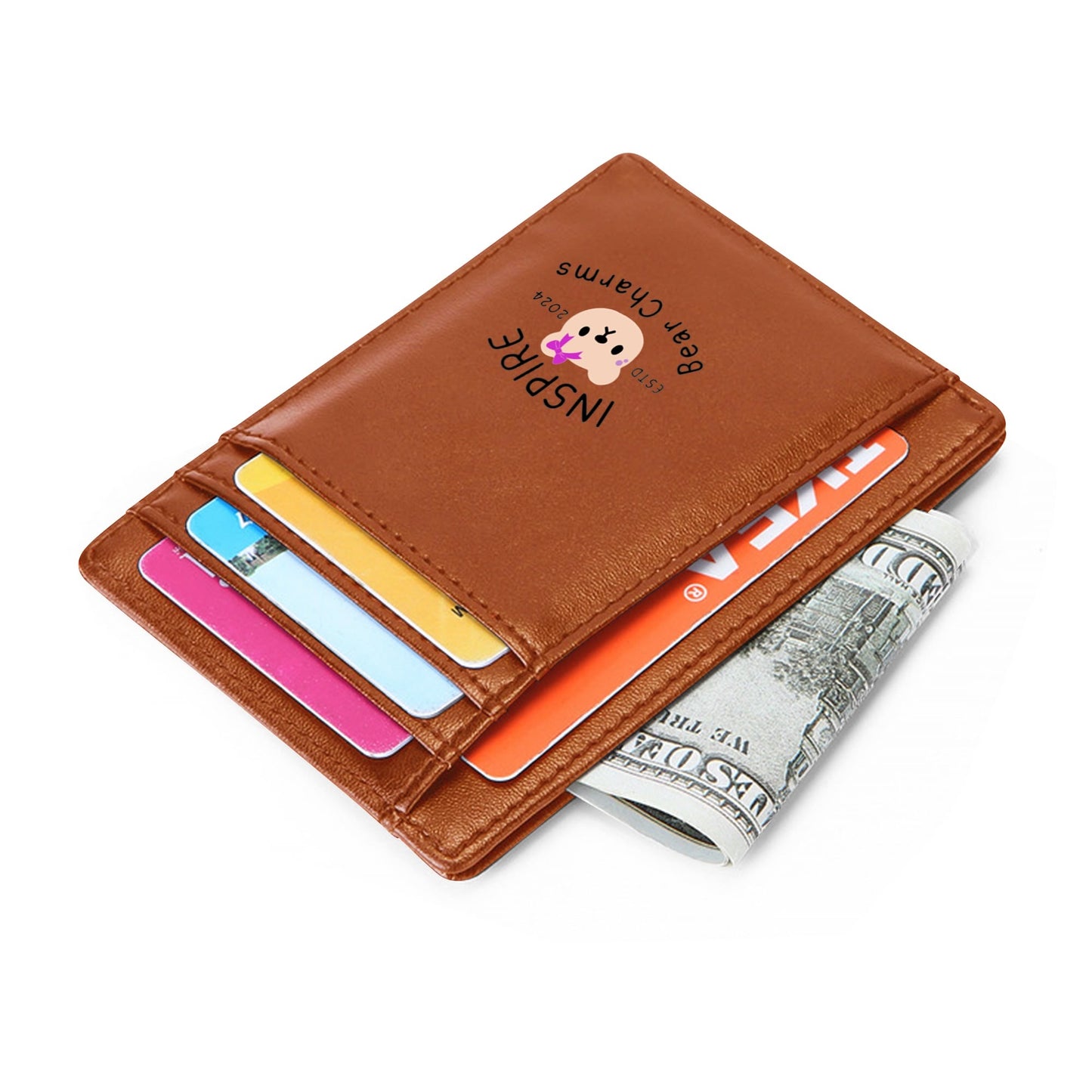 Minimalist Front Pocket for ID Cards Blocking Leather Wallets