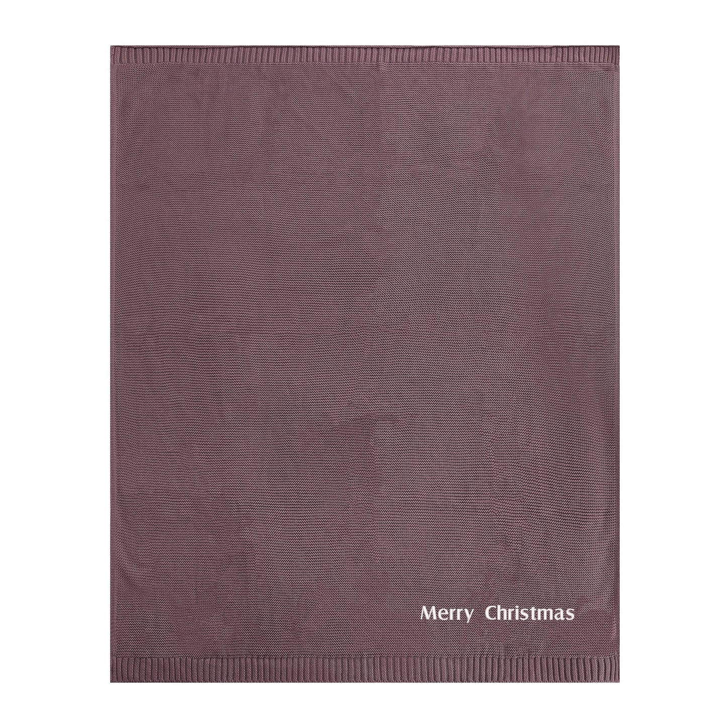 Merry Christmas Cotton Blanket 80X100cm