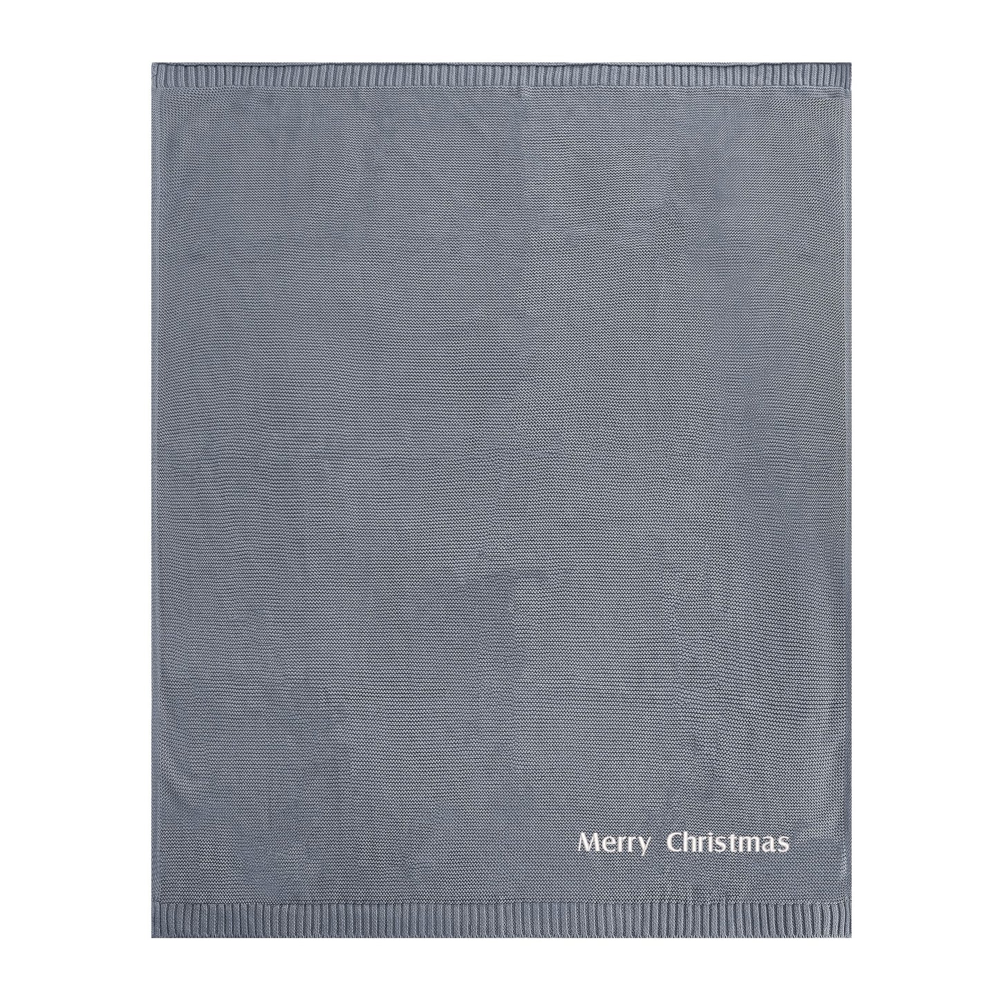 Merry Christmas Cotton Blanket 80X100cm