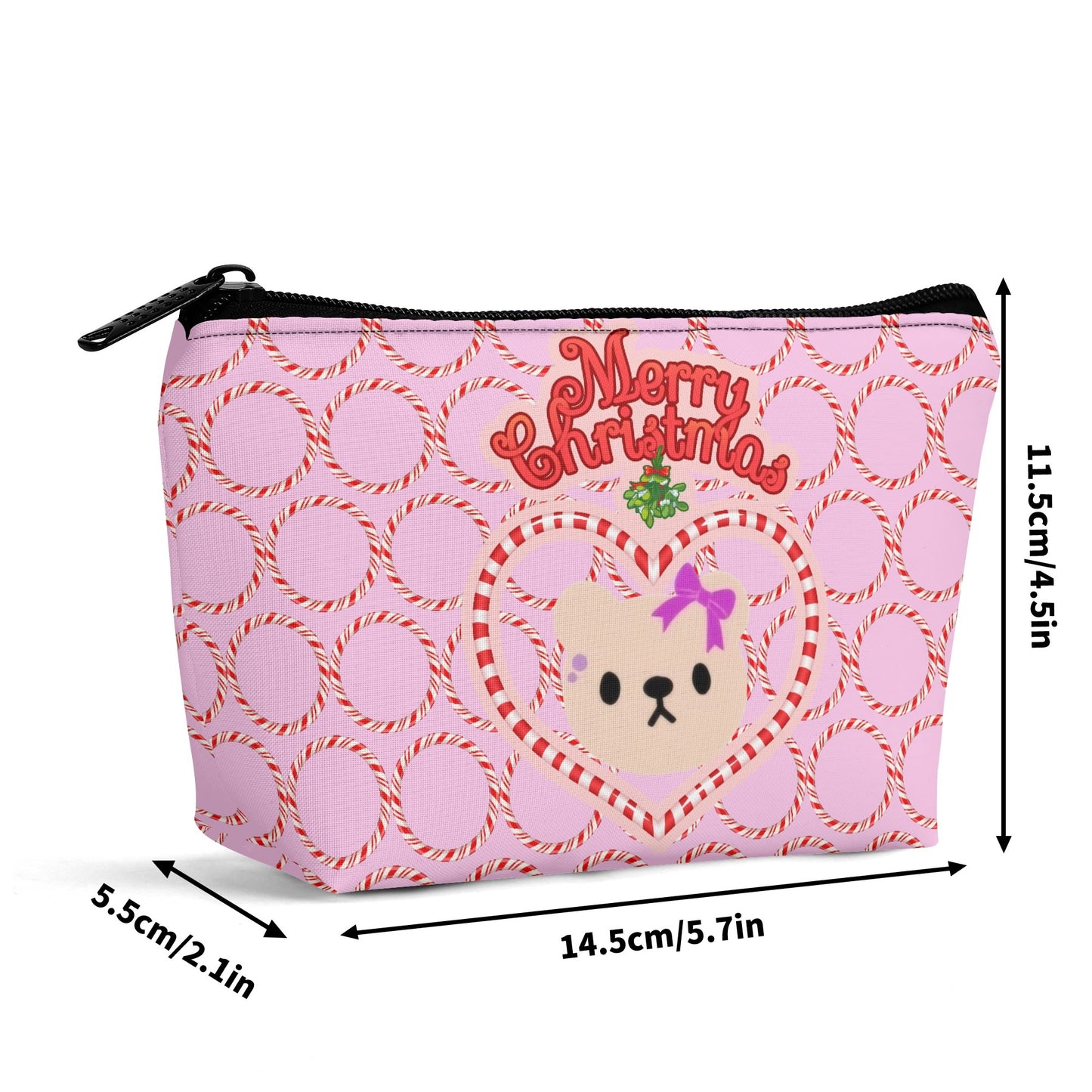 Girls 300D Zipper Wristlet Bag