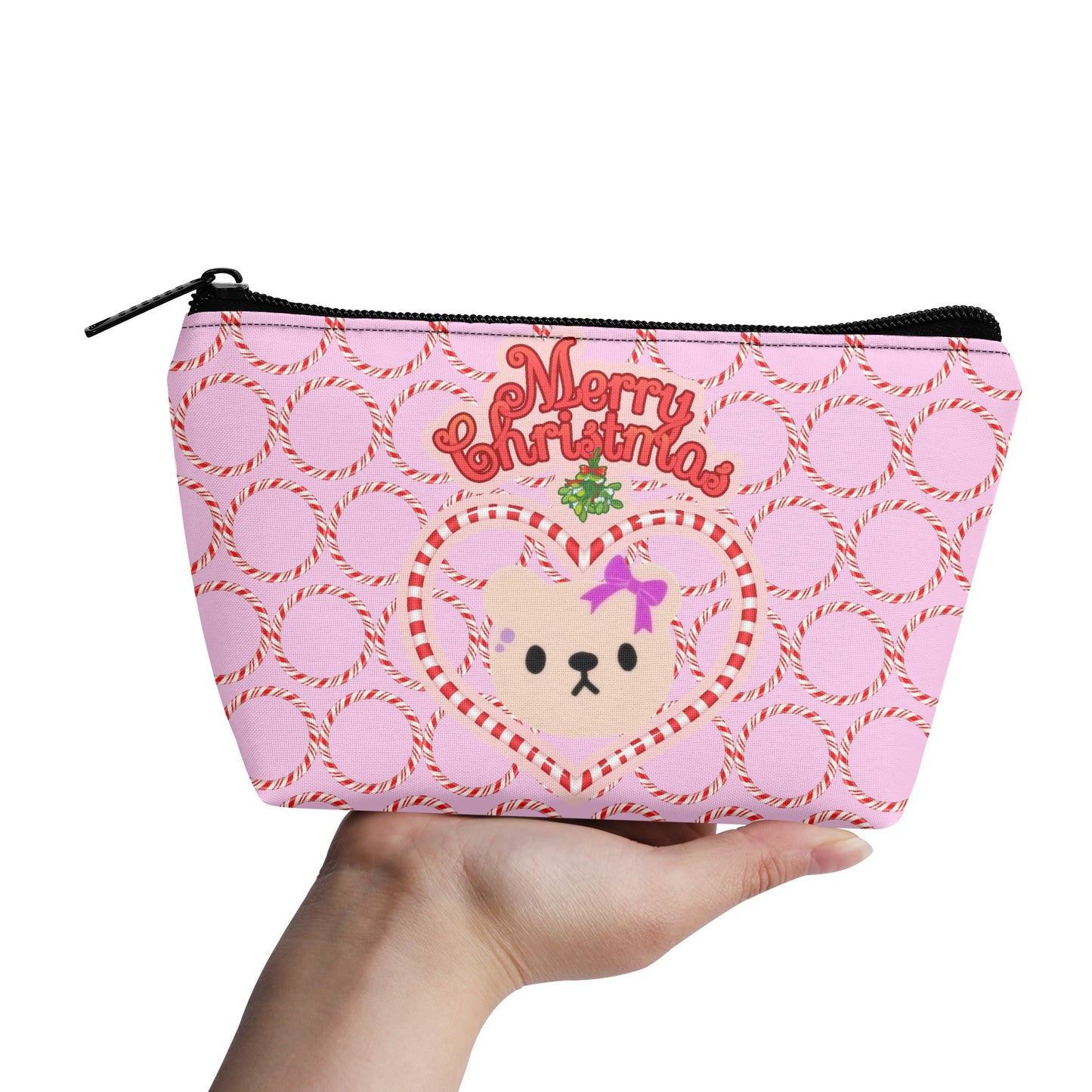 Girls 300D Zipper Wristlet Bag