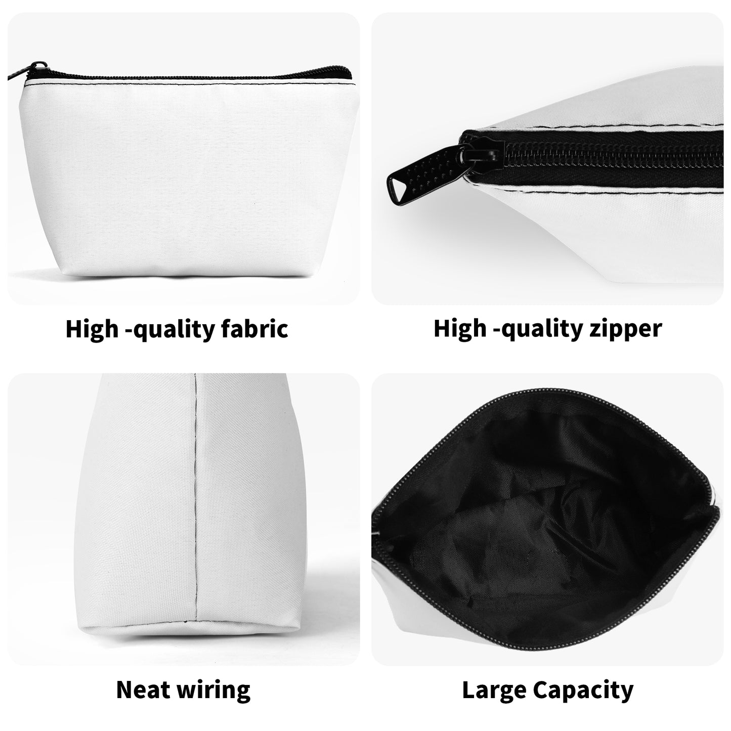 Girls 300D Zipper Wristlet Bag