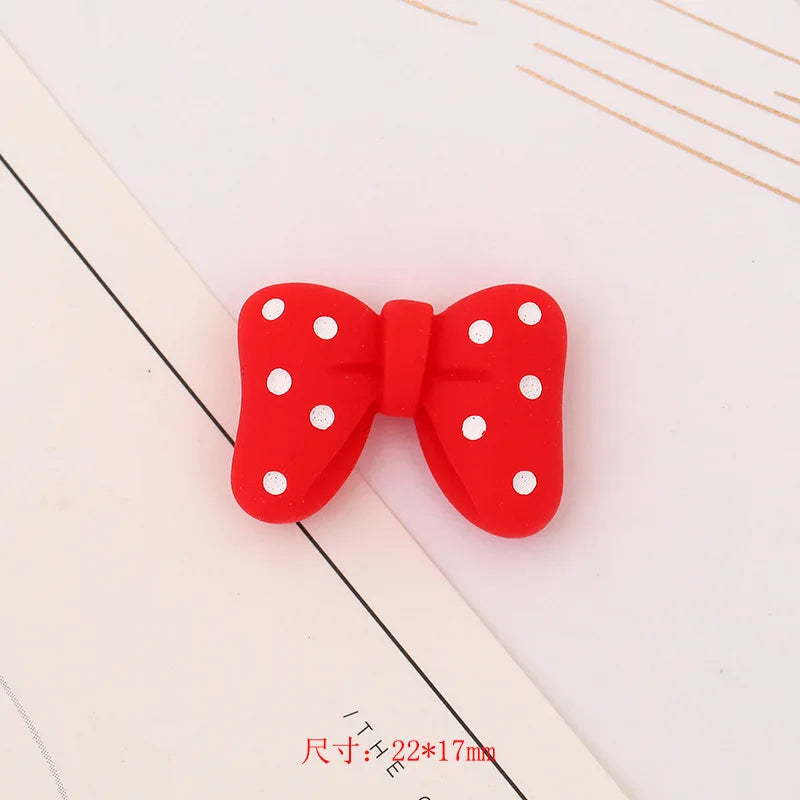 10Pcs Glitter Powder Hearts Flatback Resin Cabochons