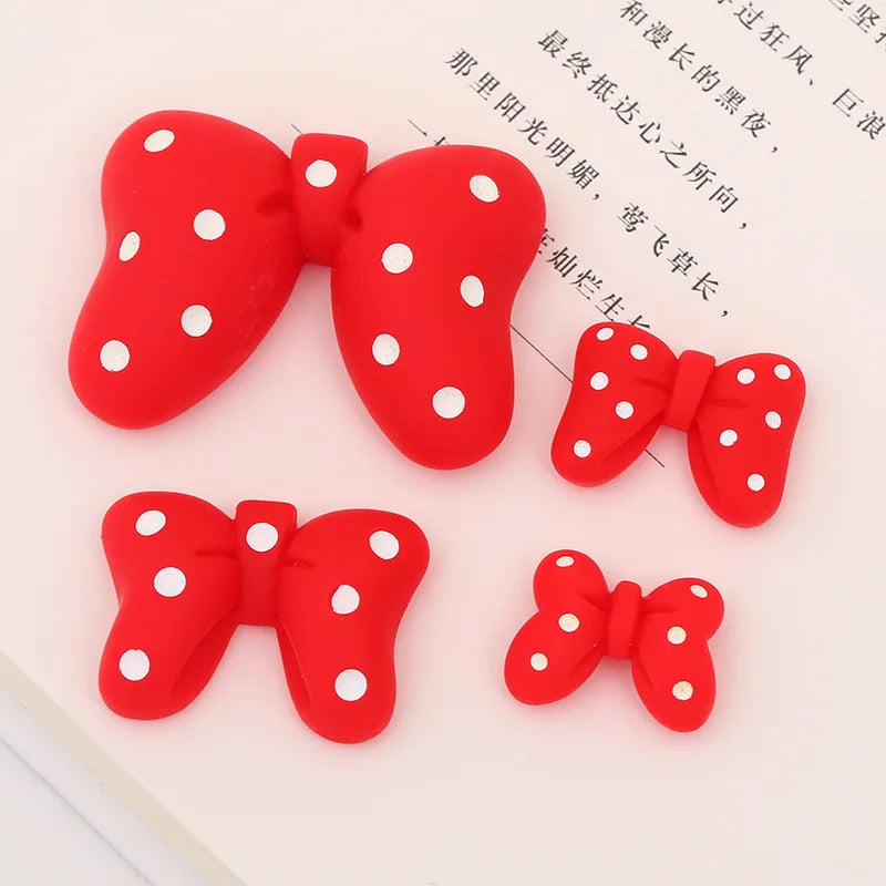 10Pcs Glitter Powder Hearts Flatback Resin Cabochons