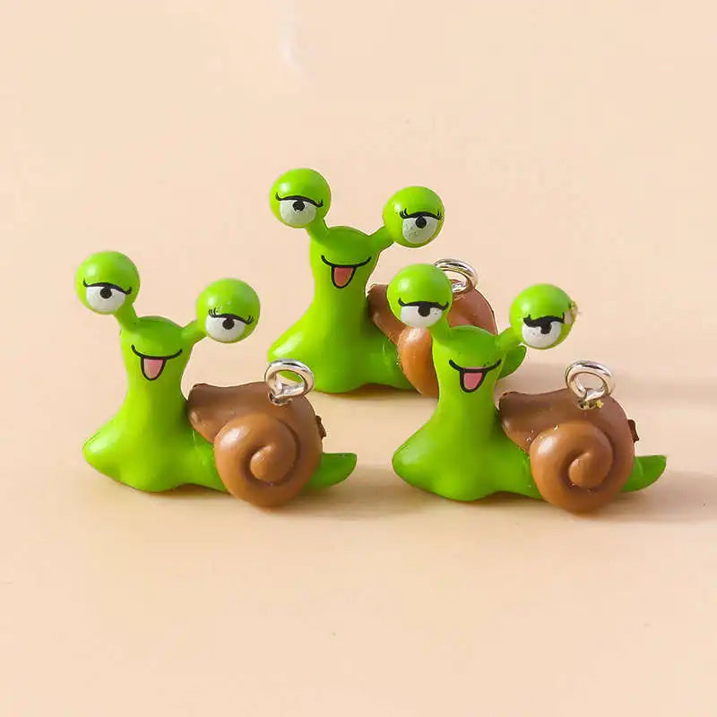 5 pcs Cute Resin Dinosaur Charms Pendants for Jewelry Making Necklace Earrings Bracelet DIY Accessories Supplies