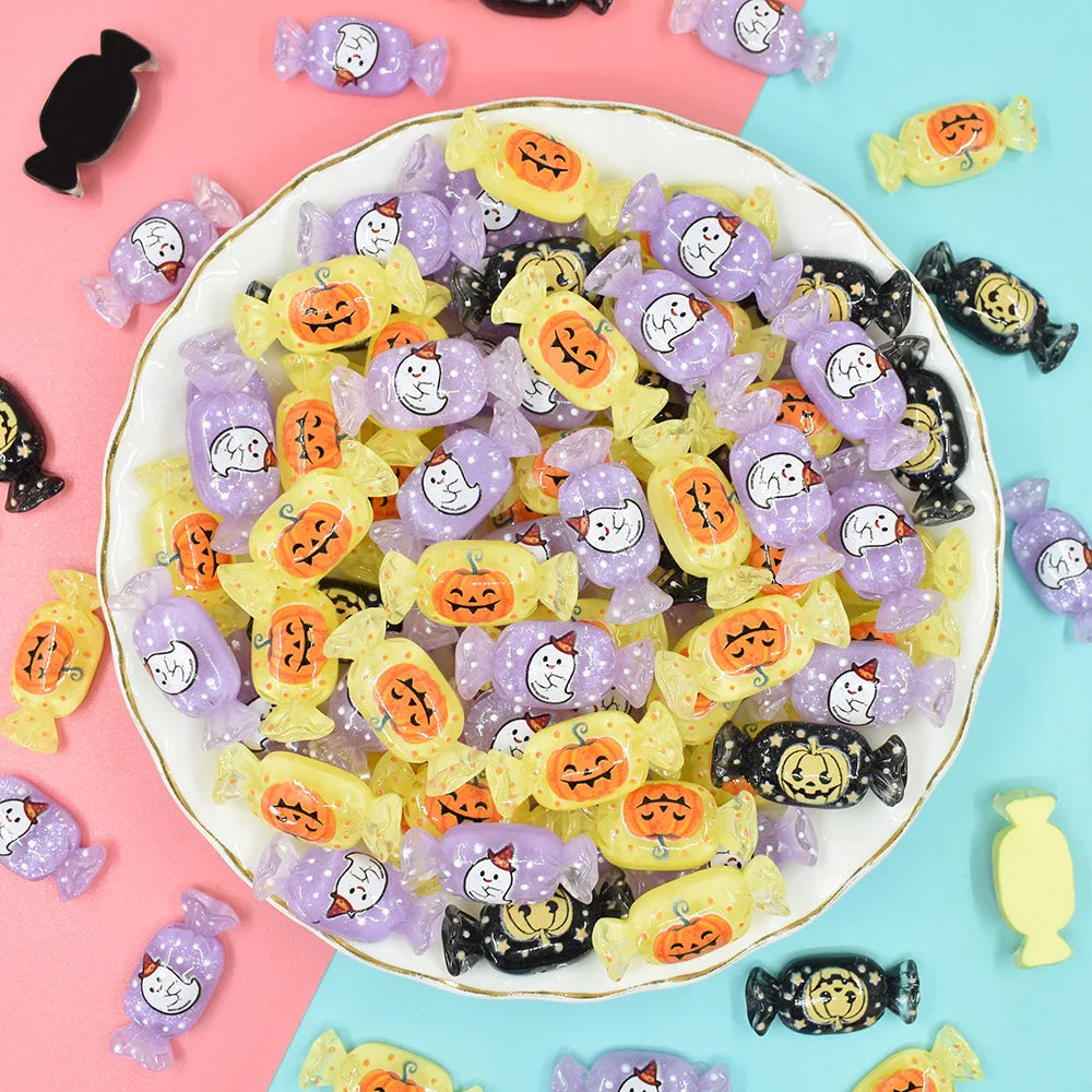 10Pcs Cute Kawaii Halloween Charms