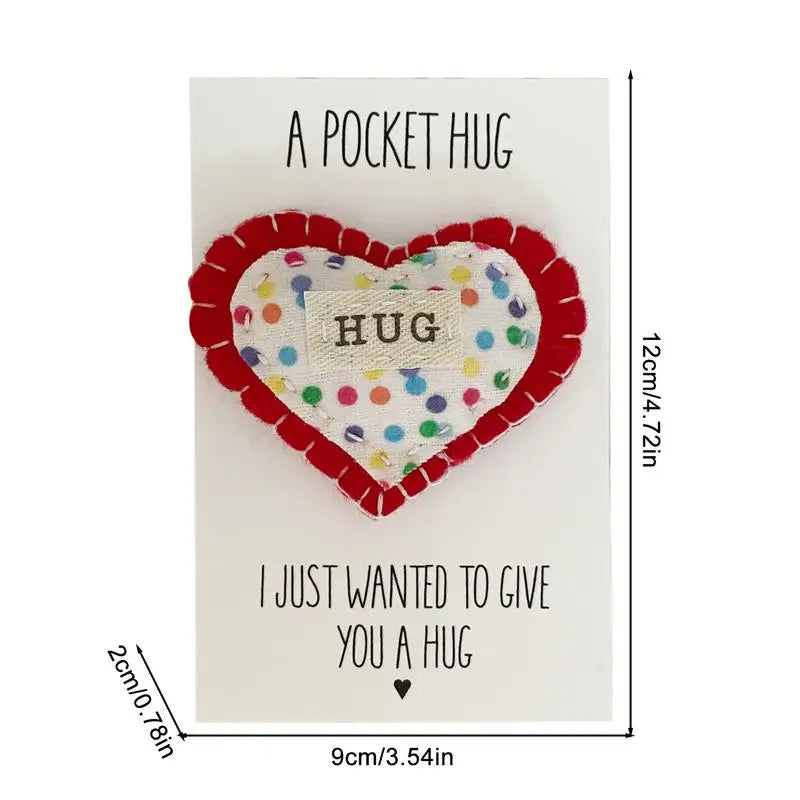 First Day Of School Pocket Hug Back To School Card With Heart Design Back To School Accessories Back To School Supplies