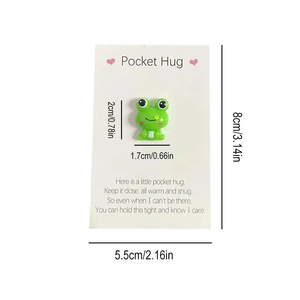 Cute Little Heart Pocket Hug, Decorated Pocket Hug With Encouragement Card, Special Birthday, Wedding, Party, Valentine's