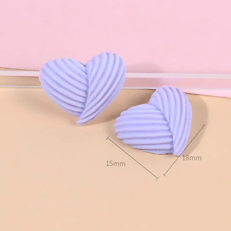 10pcs Kawaii Small Rainbow Heart Resin Charms Pendant Jewelry Making DIY Earrings Keychain Bracelet Patch Fashion Jewelry C820