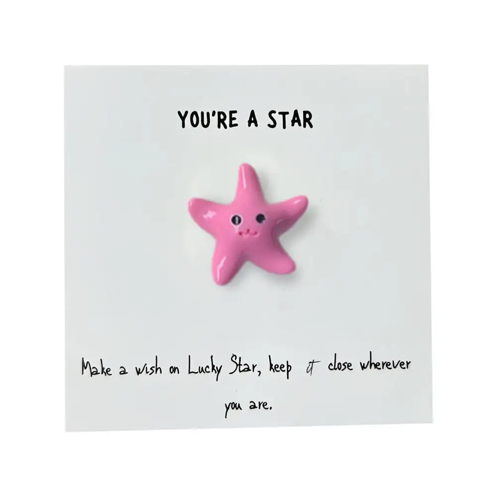 You're A Star Pocket Hug Love You Birthday Pocket Gift Card Day Day Inspirational Mother's Day Valentine's Gifts Father's Q2U0