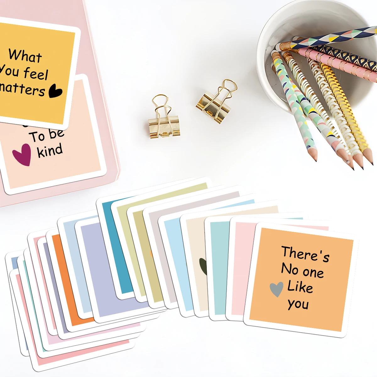 30pcs Unique Positive Cards,Inspirational And Motivational Cards for Him Her Mini Encouragement Affirmation Cards Party Supplies