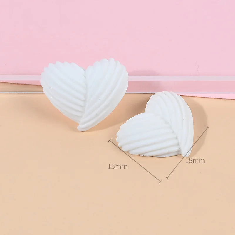 10pcs Kawaii Small Rainbow Heart Resin Charms Pendant Jewelry Making DIY Earrings Keychain Bracelet Patch Fashion Jewelry C820