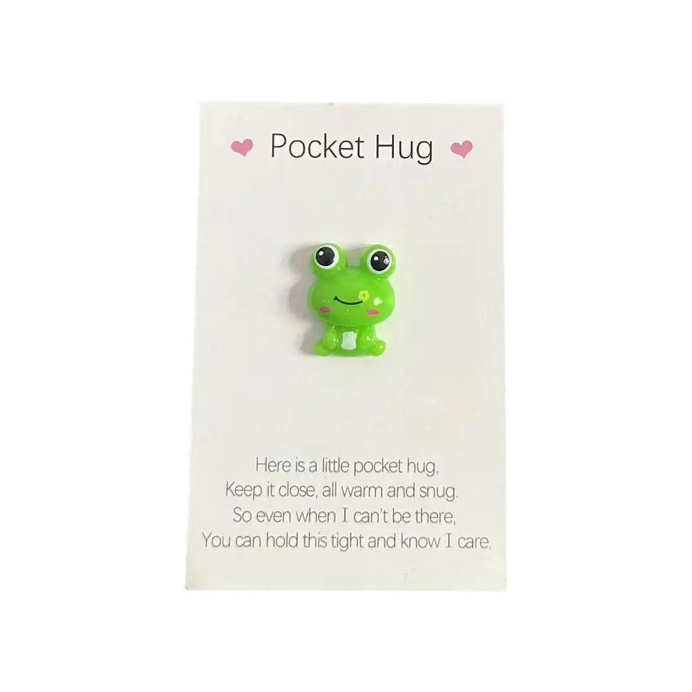 Cute Little Heart Pocket Hug, Decorated Pocket Hug With Encouragement Card, Special Birthday, Wedding, Party, Valentine's