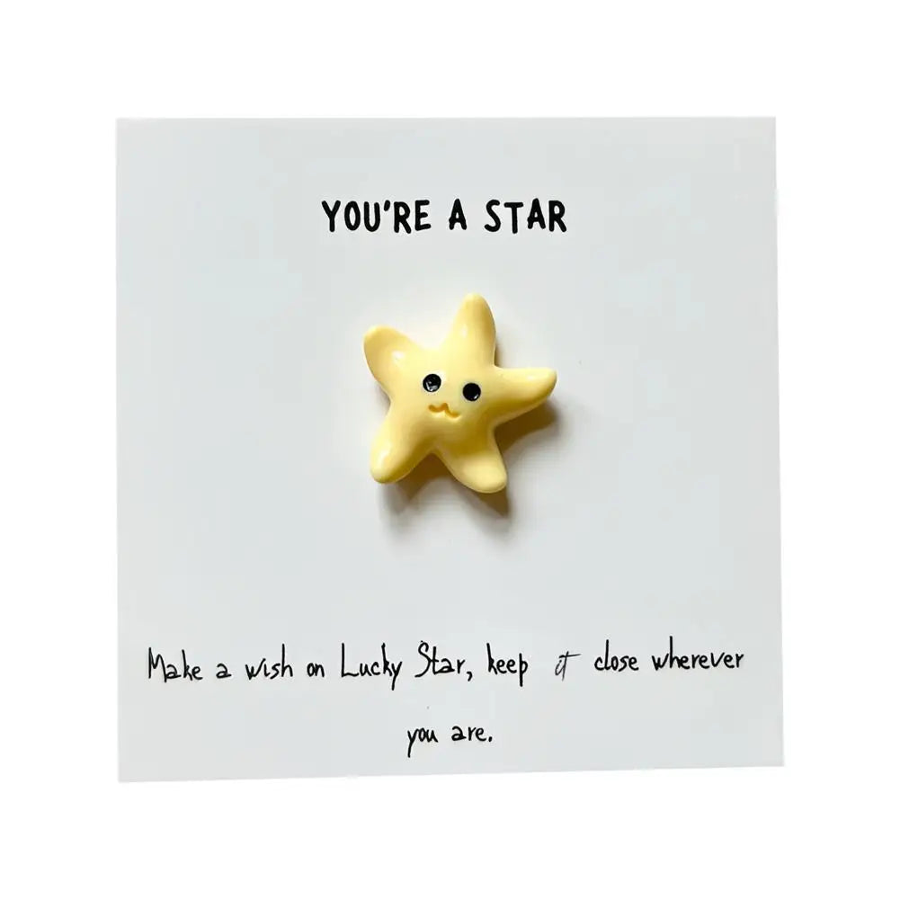 You're A Star Pocket Hug Love You Birthday Pocket Gift Card Day Day Inspirational Mother's Day Valentine's Gifts Father's Q2U0