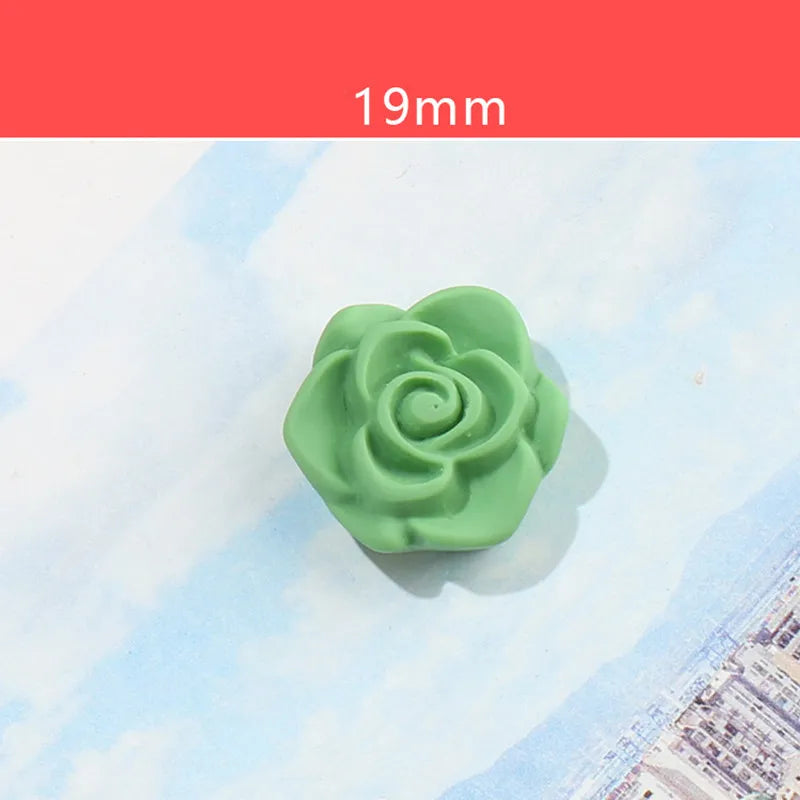 10Pcs Glitter Powder Hearts Flatback Resin Cabochons