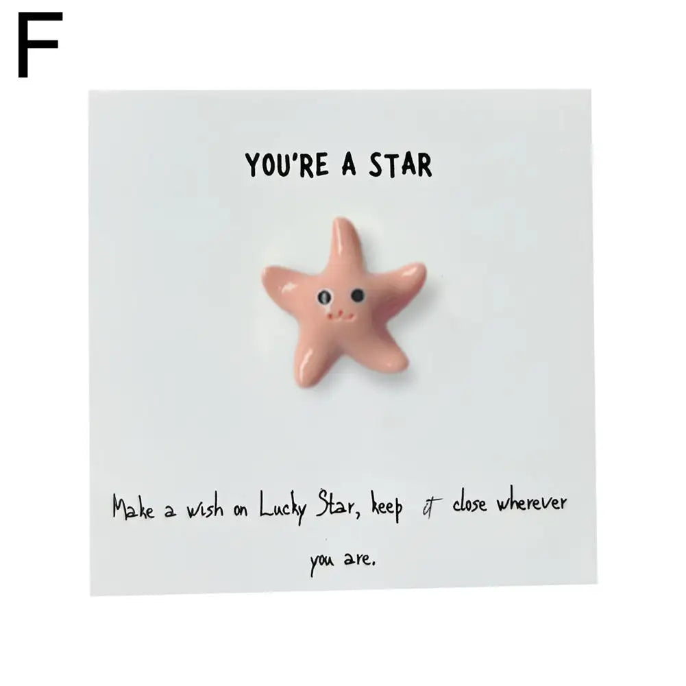 You're A Star Pocket Hug Love You Birthday Pocket Gift Card Day Day Inspirational Mother's Day Valentine's Gifts Father's Q2U0