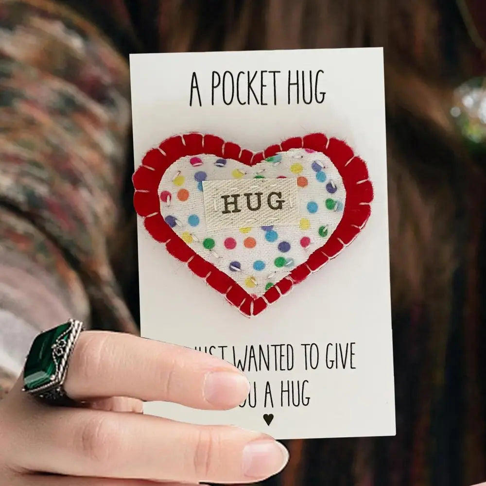 First Day Of School Pocket Hug Back To School Card With Heart Design Back To School Accessories Back To School Supplies