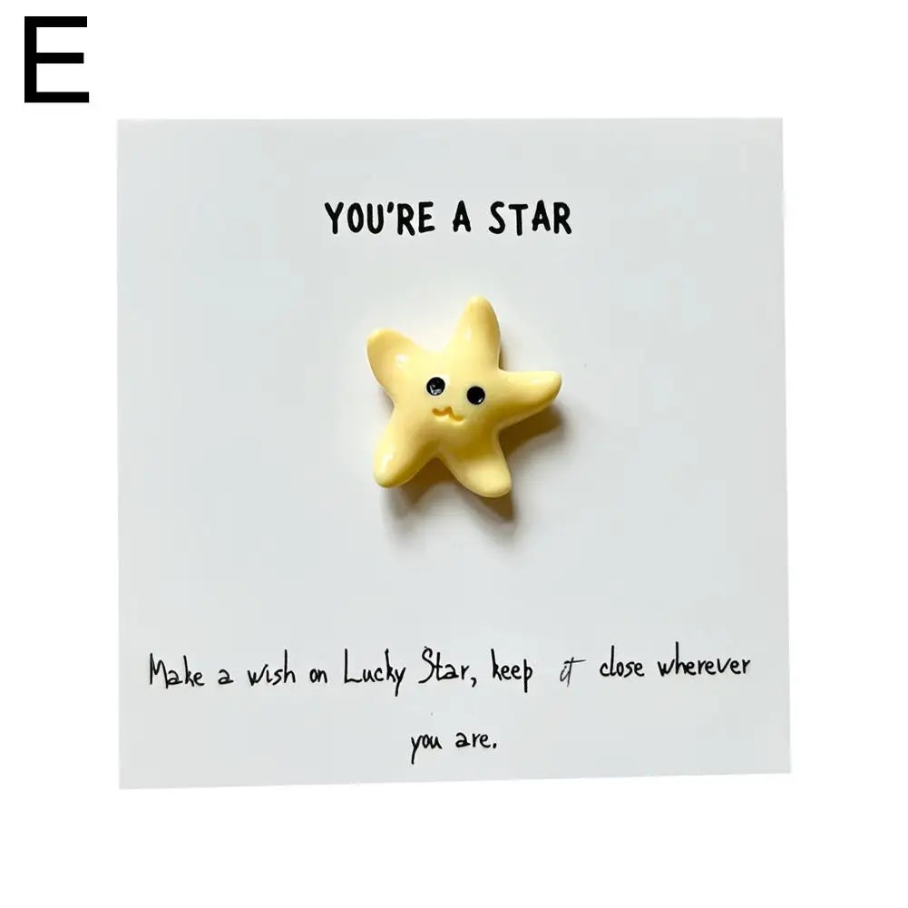 You're A Star Pocket Hug Love You Birthday Pocket Gift Card Day Day Inspirational Mother's Day Valentine's Gifts Father's Q2U0