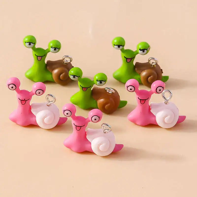 5 pcs Cute Resin Dinosaur Charms Pendants for Jewelry Making Necklace Earrings Bracelet DIY Accessories Supplies