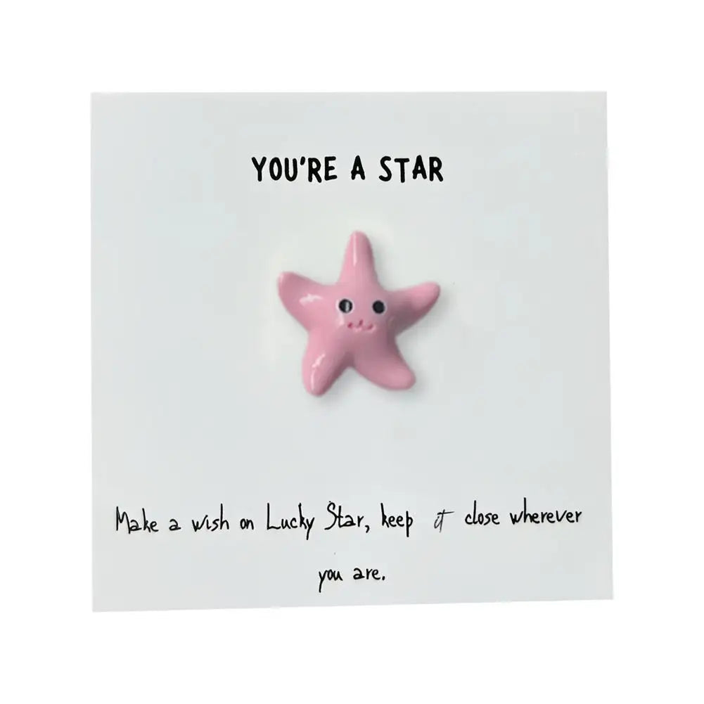 You're A Star Pocket Hug Love You Birthday Pocket Gift Card Day Day Inspirational Mother's Day Valentine's Gifts Father's Q2U0