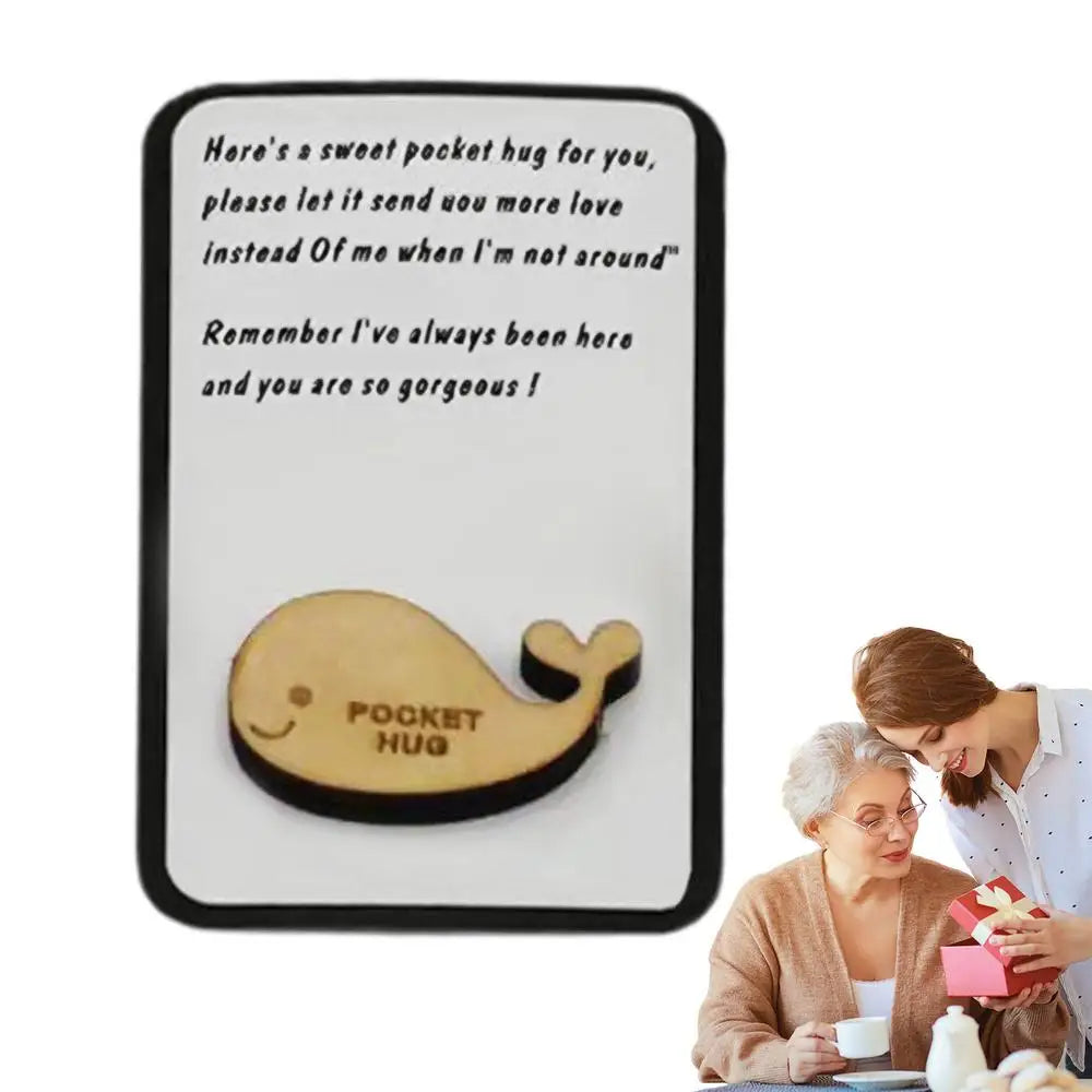 Pocket Hug Heart Pocket Hug With Greeting Cards Pocket Hug Decoration For Mother Father Friend Lover For Dining Room Bedroom