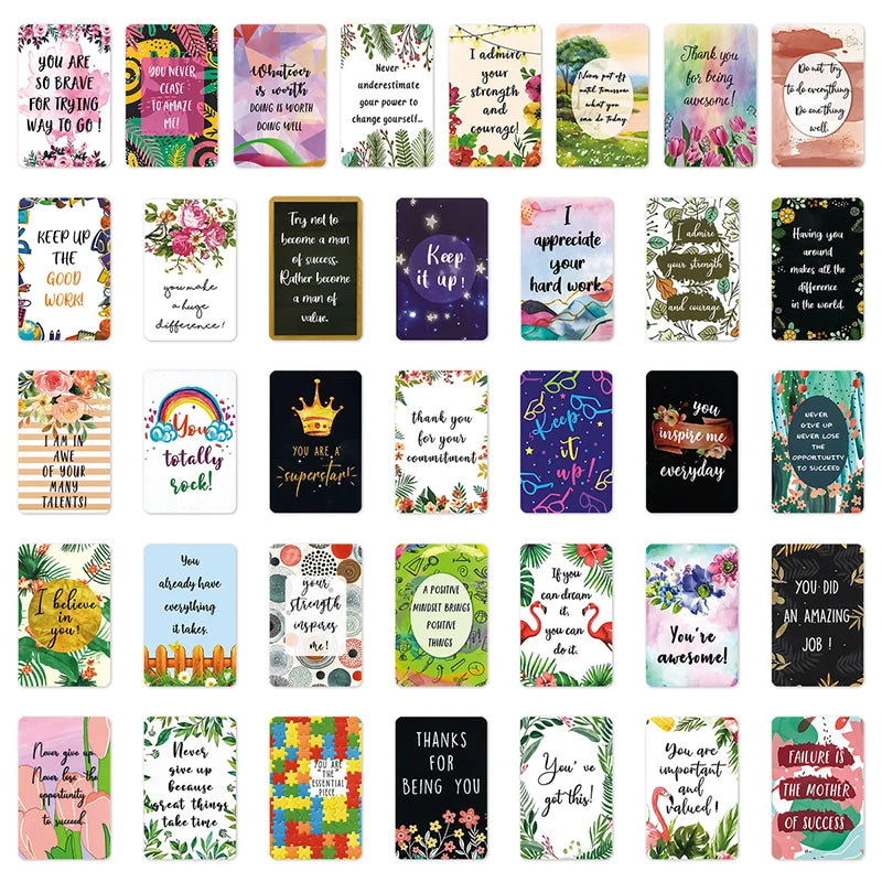 72 Pcs Positive Affirmation Cards Inspirational And Encouragement Cards For Women Men Daily Affirmations Cards