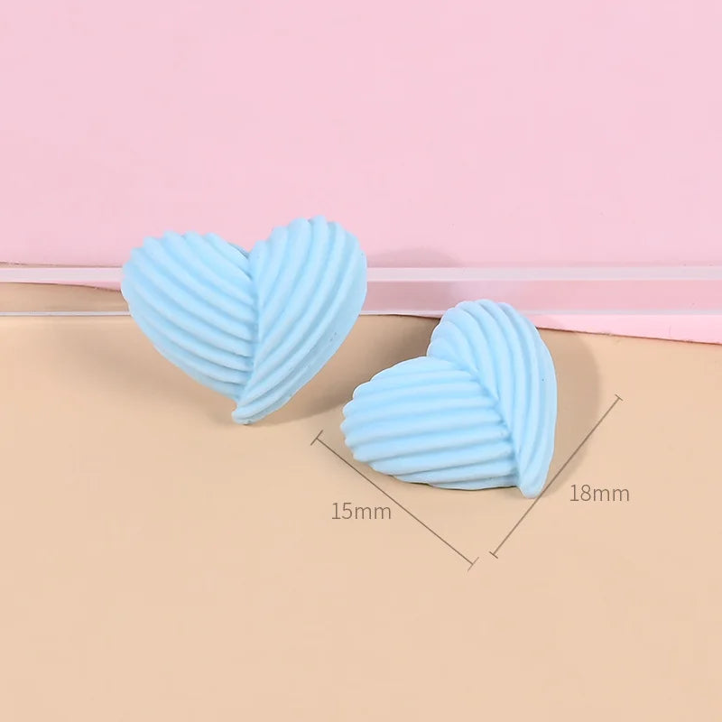 10pcs Kawaii Small Rainbow Heart Resin Charms Pendant Jewelry Making DIY Earrings Keychain Bracelet Patch Fashion Jewelry C820