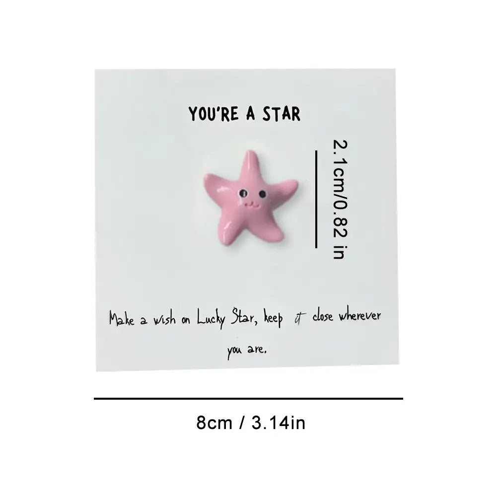 You're A Star Pocket Hug Love You Birthday Pocket Gift Card Day Day Inspirational Mother's Day Valentine's Gifts Father's Q2U0