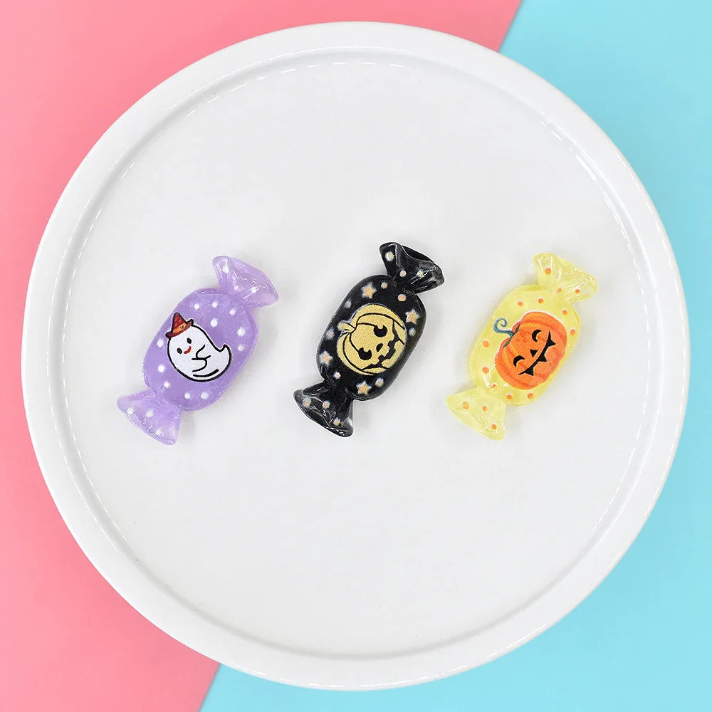 10Pcs Cute Kawaii Halloween Charms