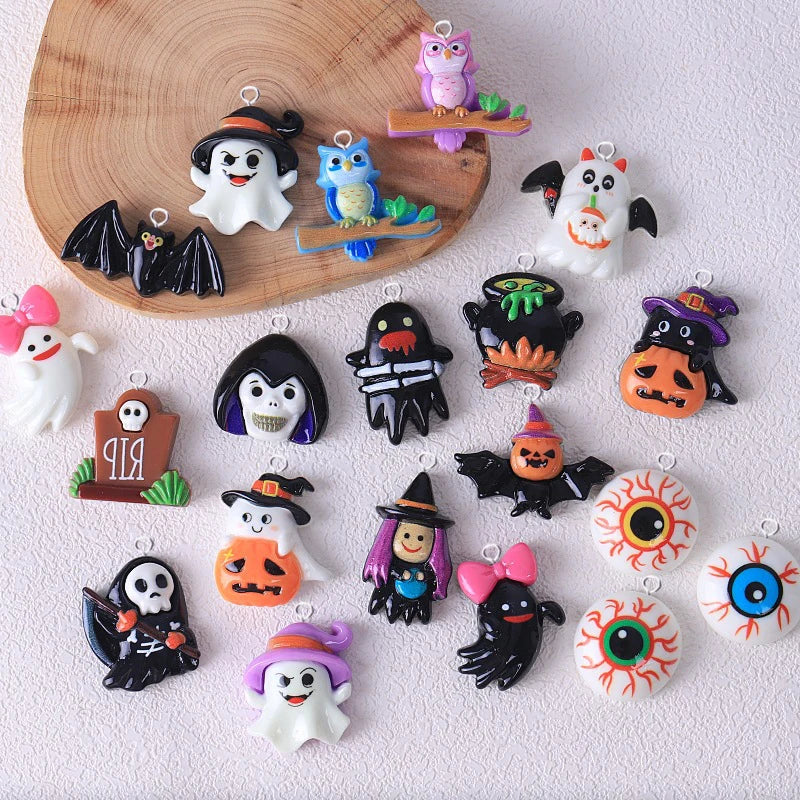 10pcs Halloween Charms