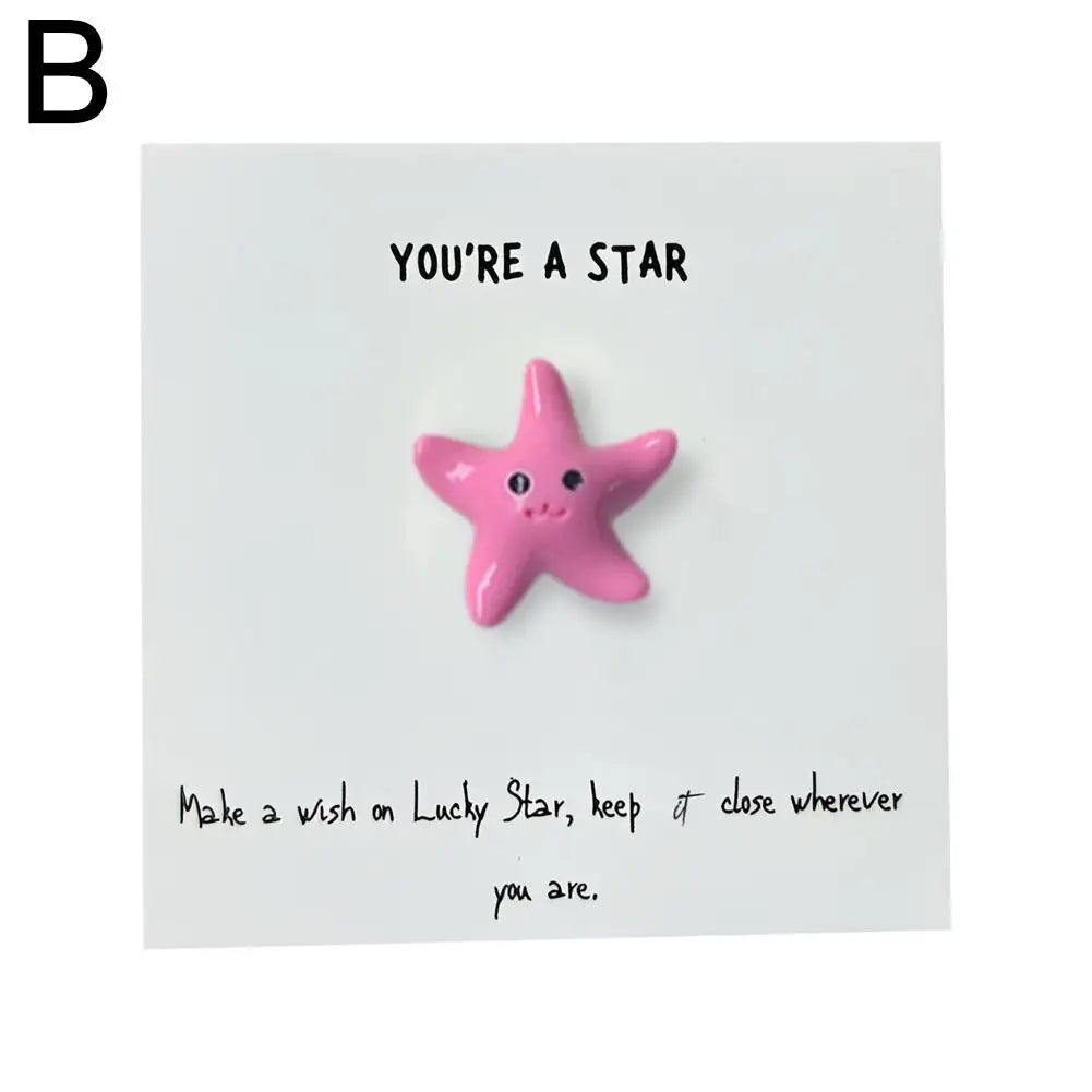 You're A Star Pocket Hug Love You Birthday Pocket Gift Card Day Day Inspirational Mother's Day Valentine's Gifts Father's Q2U0