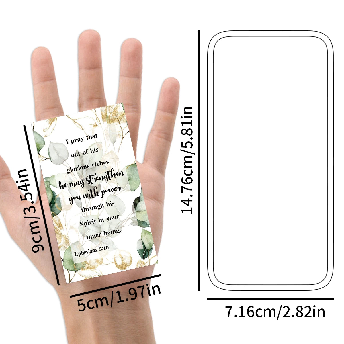 60pcs/pack Floral Bible Verse Cards Prayer Cards for Women Mini Scripture Cards Inspirational Quote Cards Christian Gifts