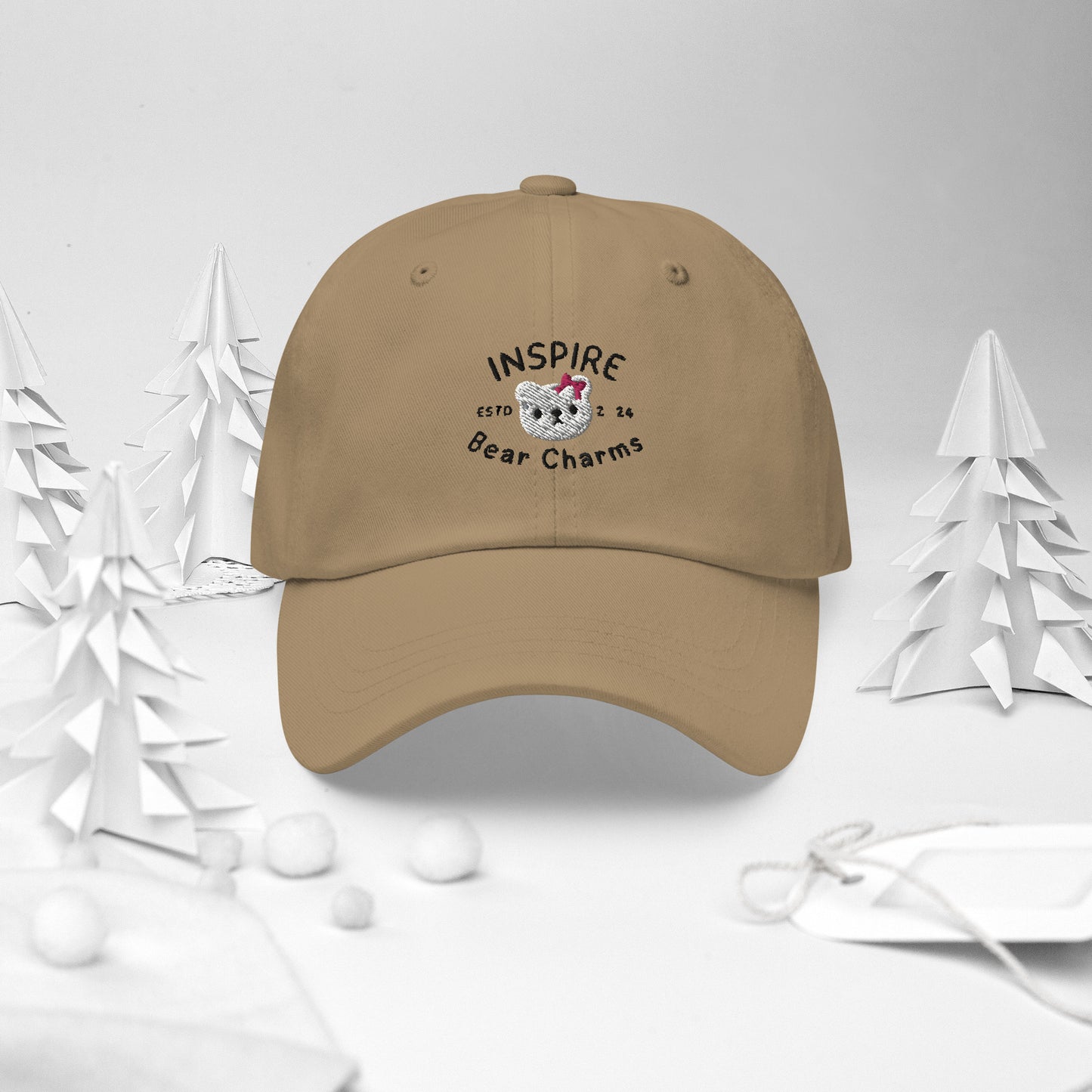 KHAKI LOGO Dad hat