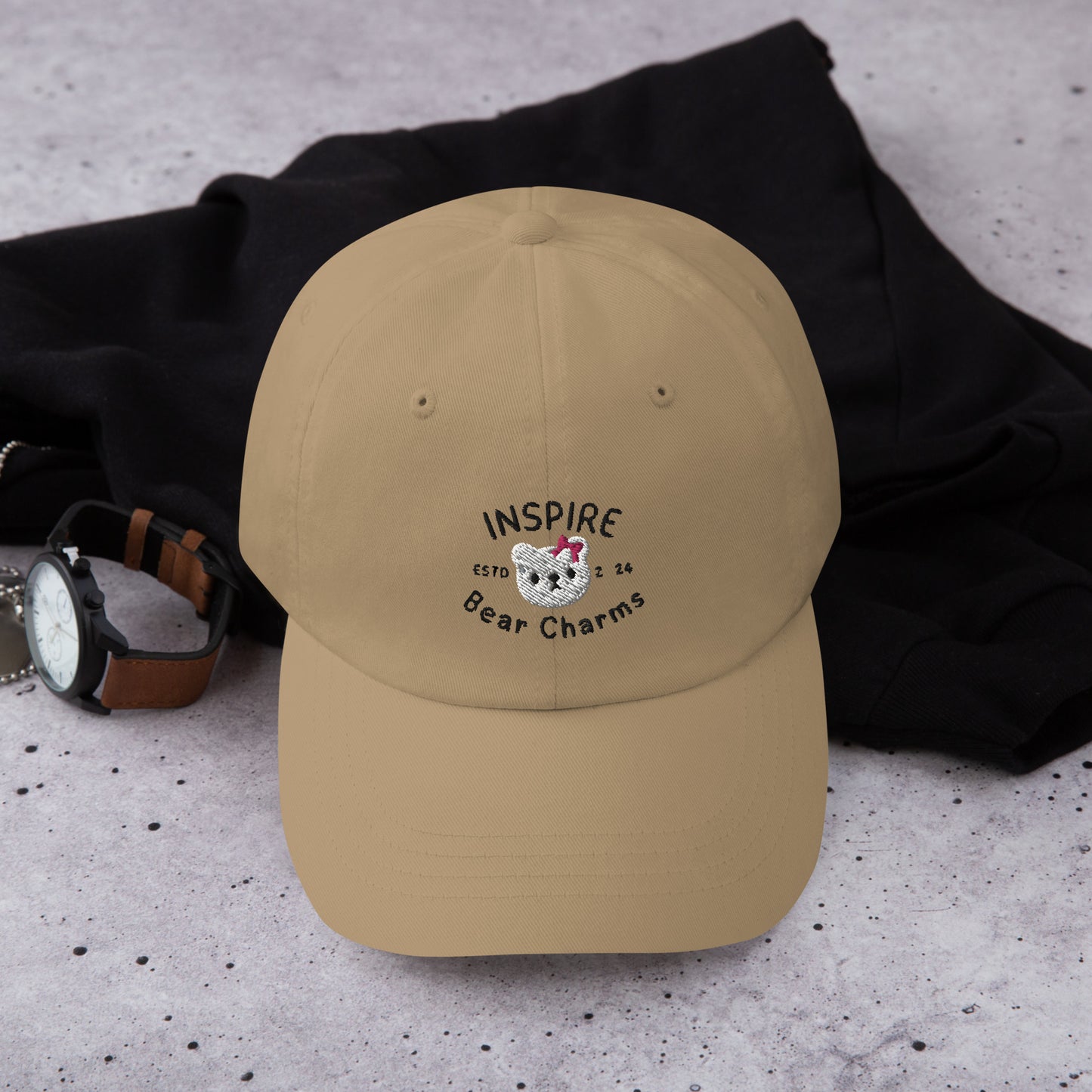 KHAKI LOGO Dad hat