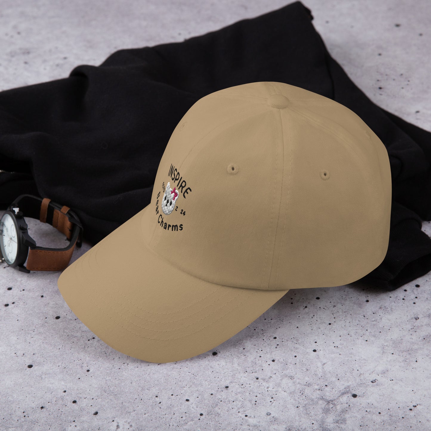 KHAKI LOGO Dad hat