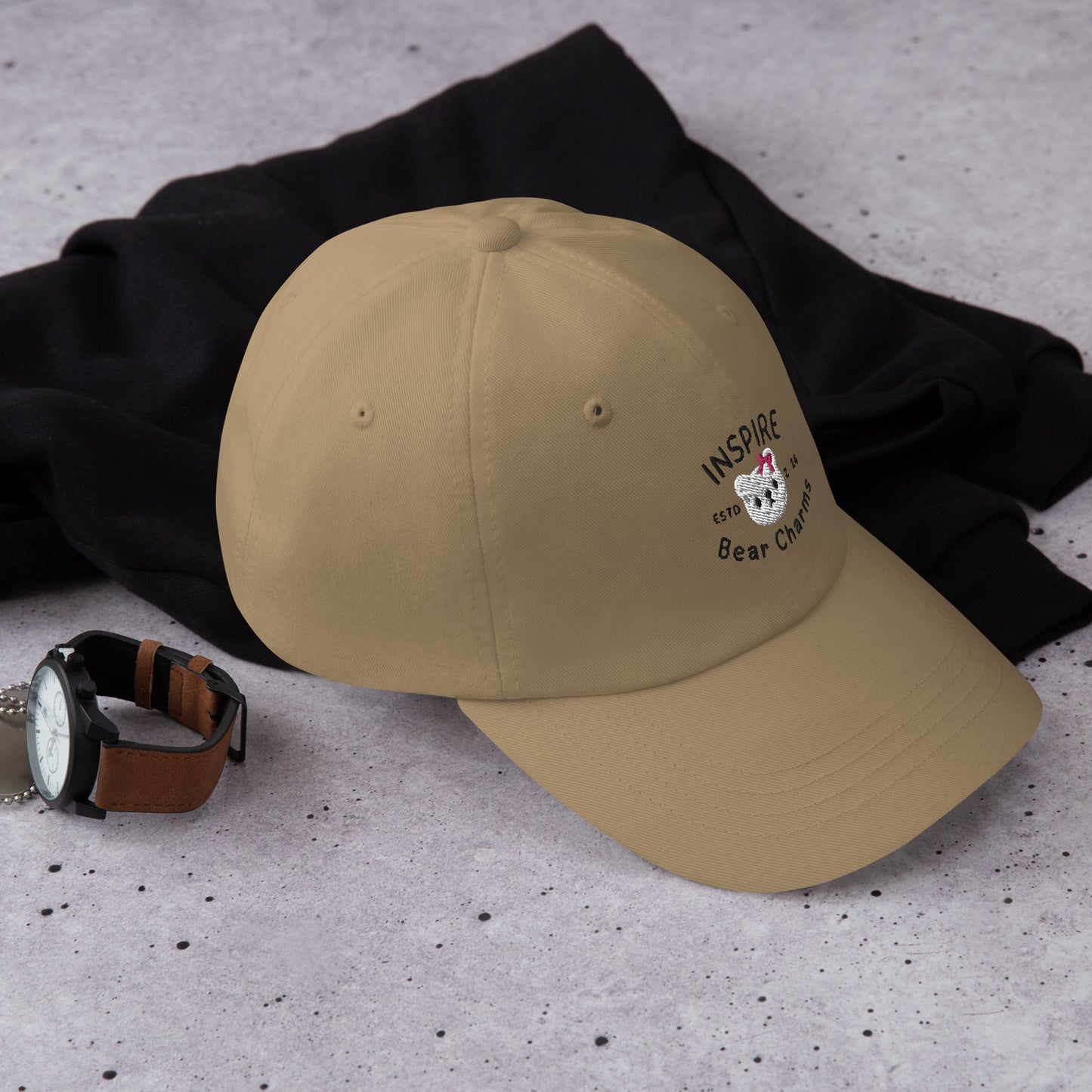 KHAKI LOGO Dad hat