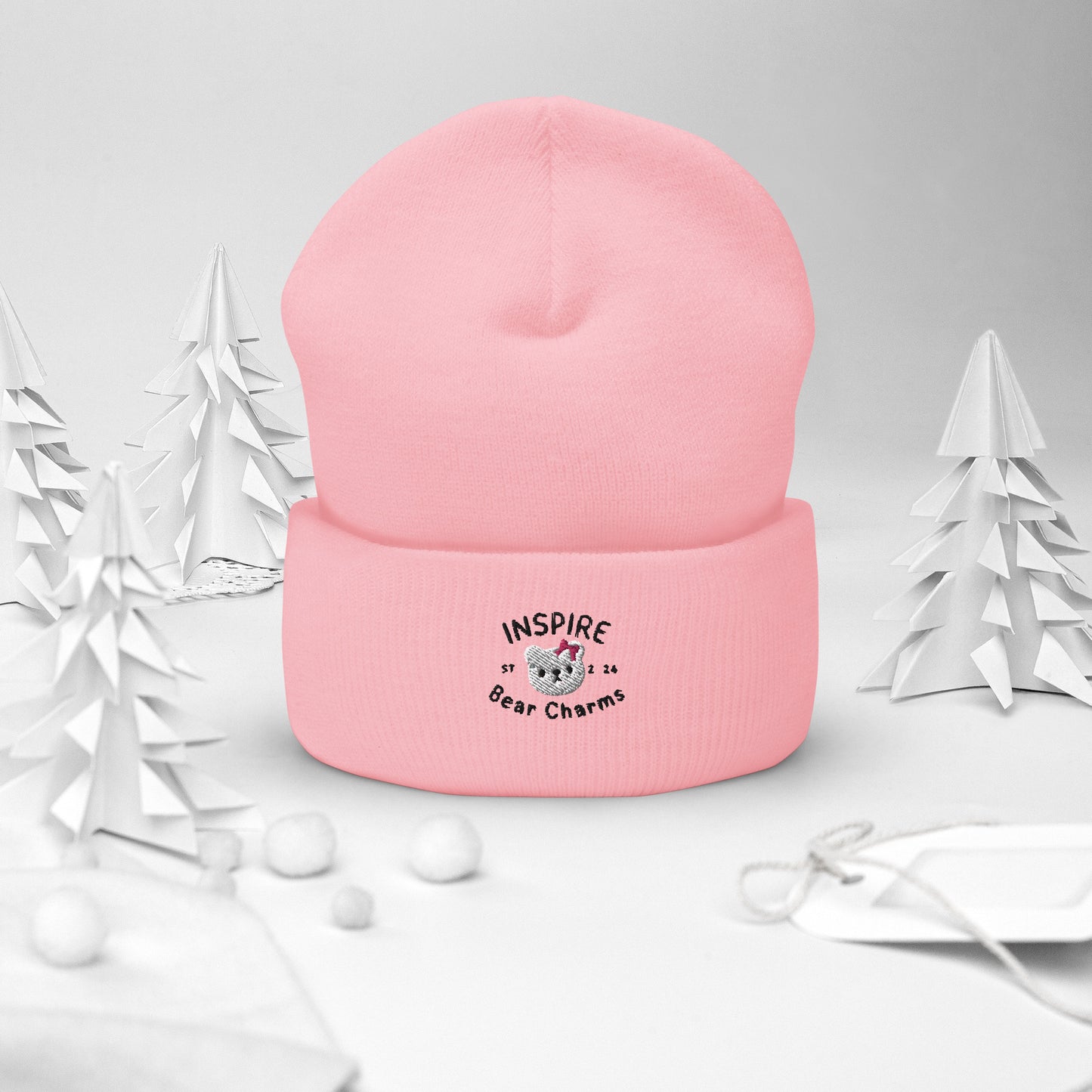 PINK Cuffed Beanie