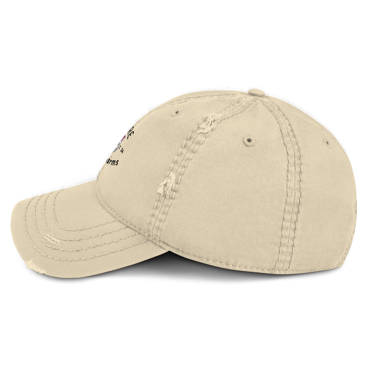 TAN Distressed Dad Hat