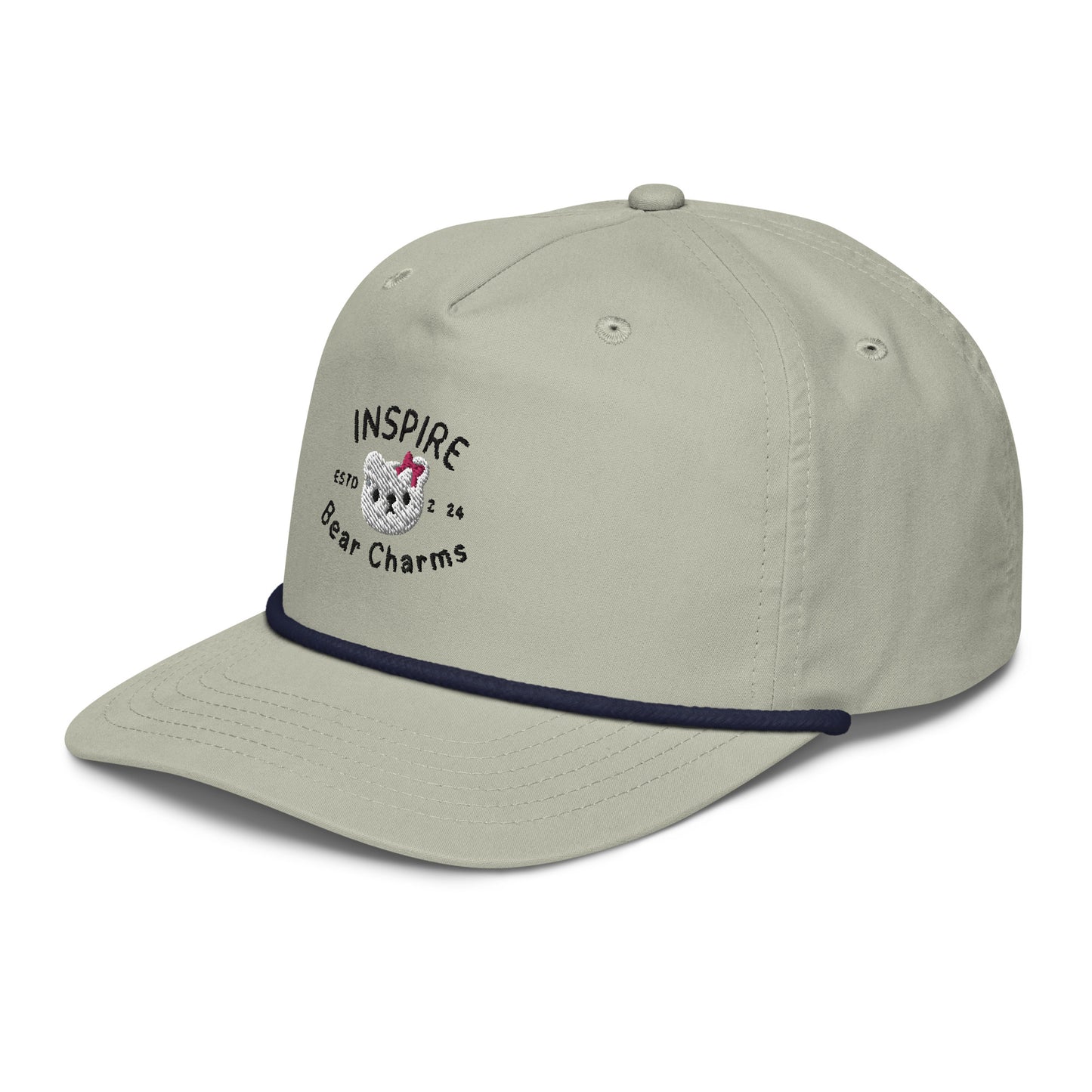 LIGHT GRAY/NAVY Golf rope cap